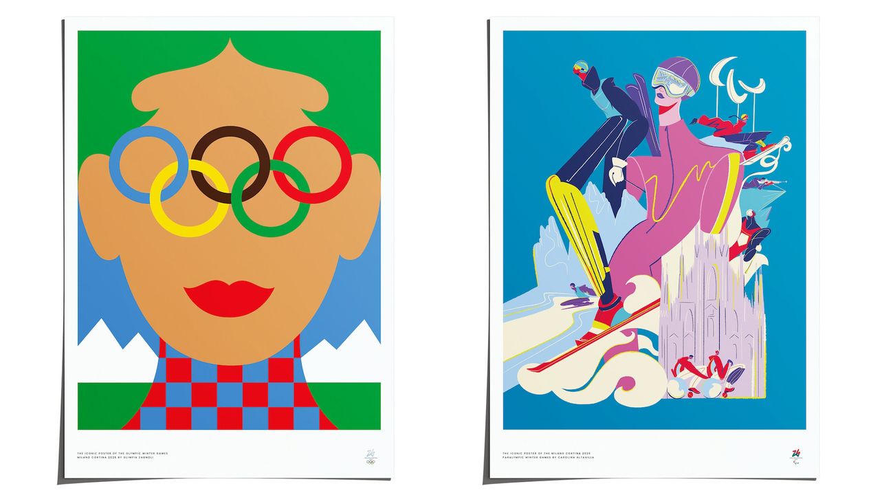 The Milano Cortina 2026 Olympic and Paralympic posters are instant classics